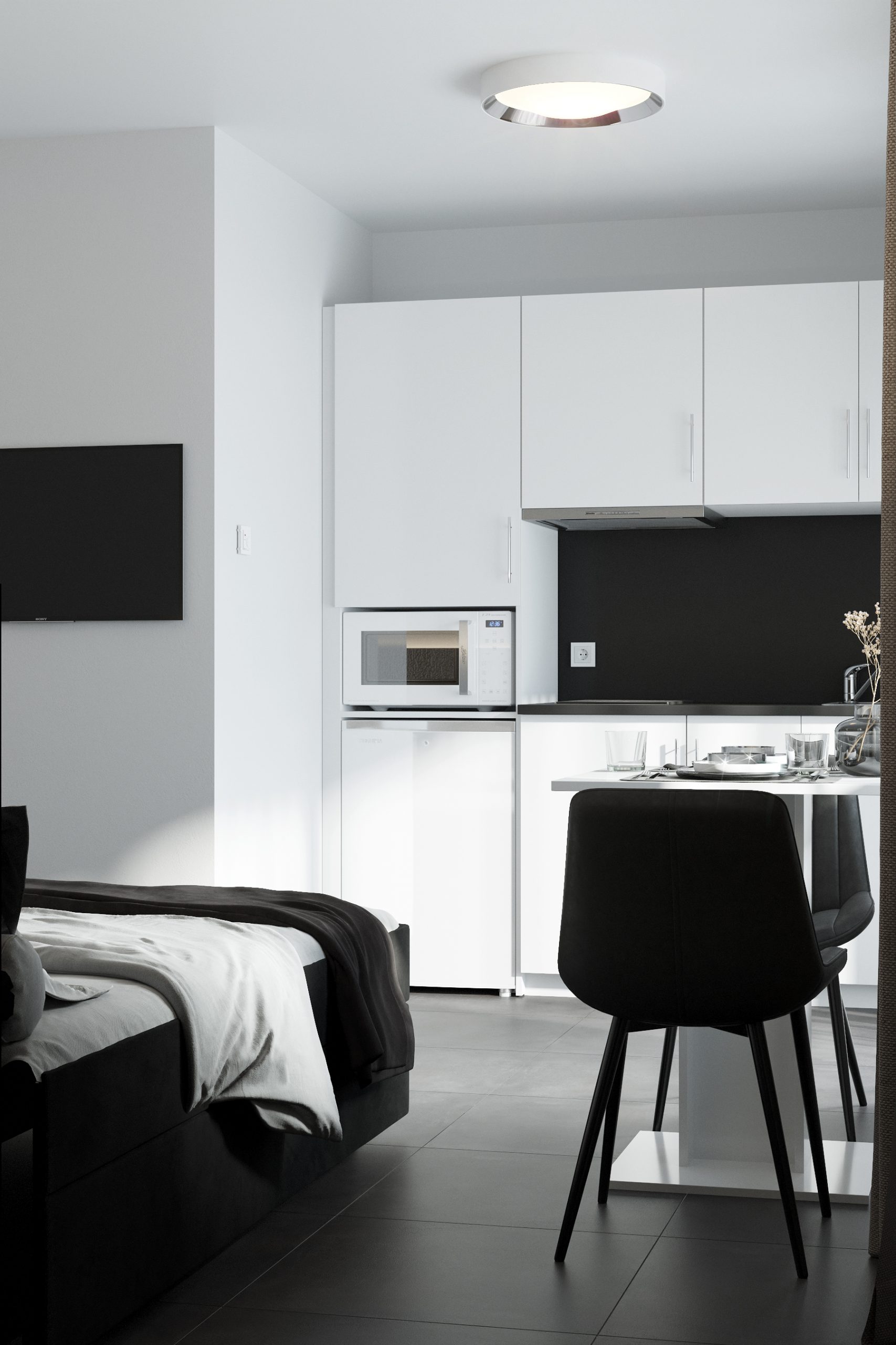 Comfort Apartment – Ess-/Arbeitsbereich