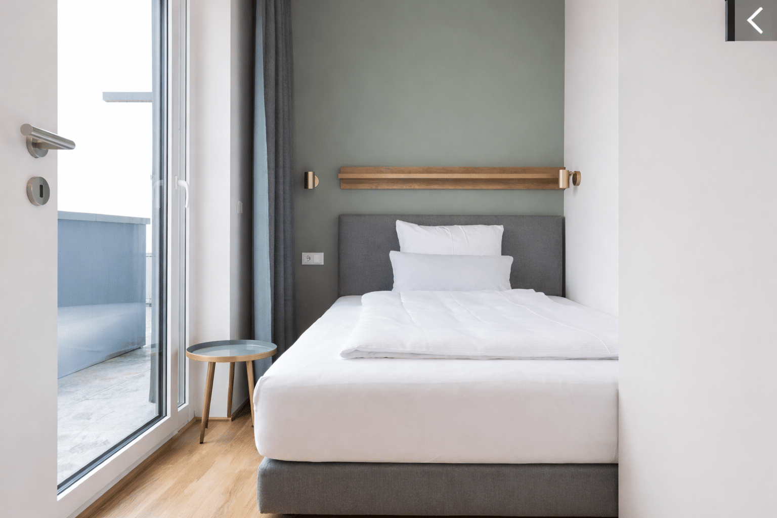 Serviced Apartment Frankfurt West Schlafzimmer