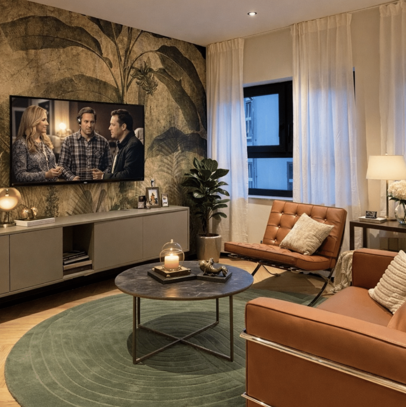 Longstay Apartment Frankfurt Wohnbereich