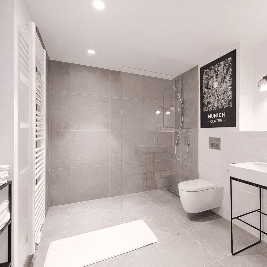 Badezimmer Serviced Apartment München