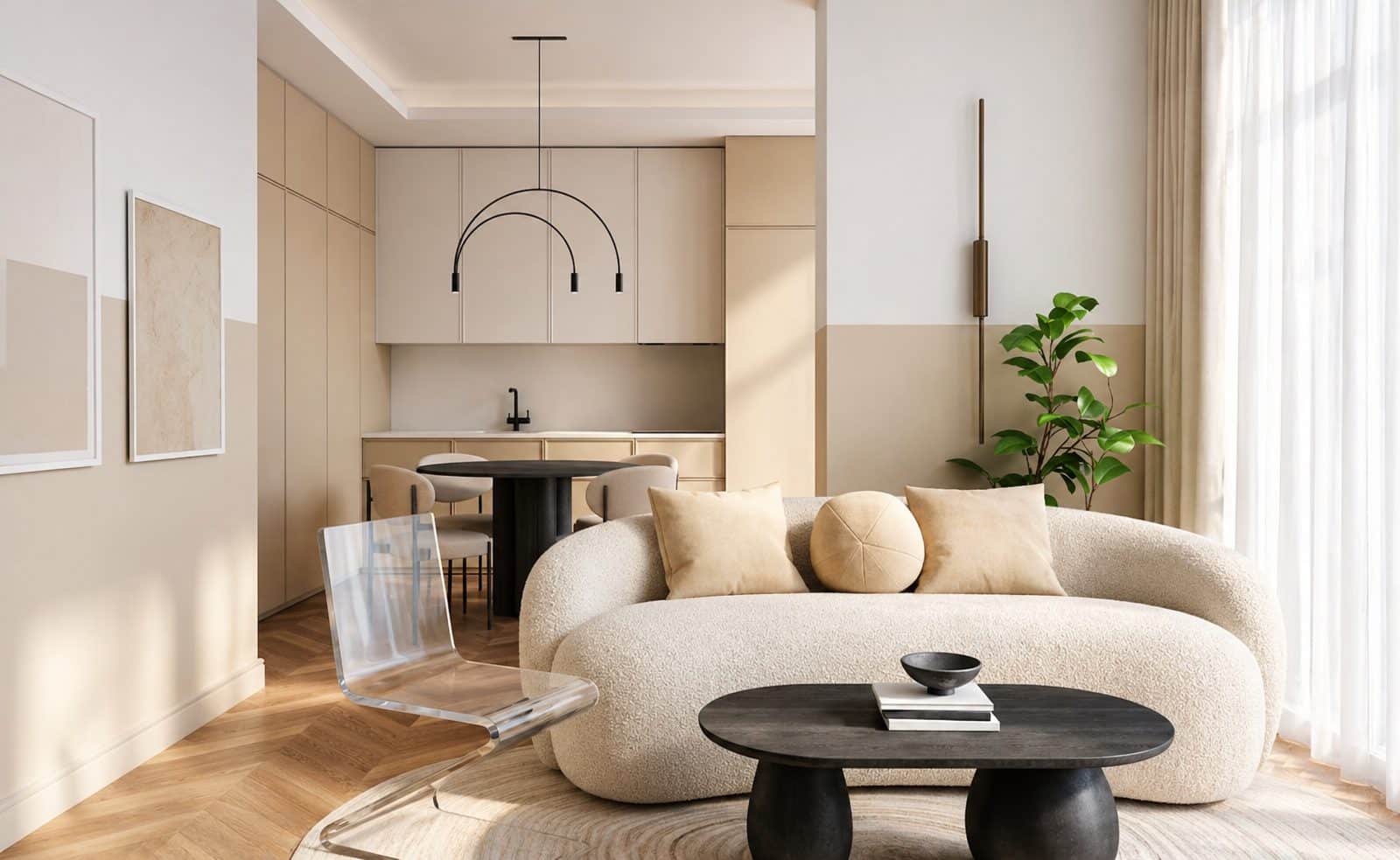 Business Apartment mit Küche für Geschäftsreise, Mitarbeiter und Projektteams